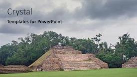  Presentation with mayan - Cool new presentation theme with altun-ha-mayan-ruins backdrop and a light gray colored foreground