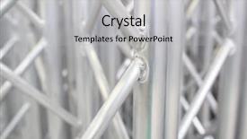  Presentation with aluminium - Slide deck consisting of aluminium products in a hall background and a light gray colored foreground