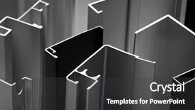  Presentation with aluminium - PPT layouts featuring aluminium background and a dark gray colored foreground