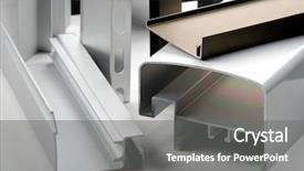  Presentation with aluminium - Beautiful theme featuring aluminium backdrop and a gray colored foreground