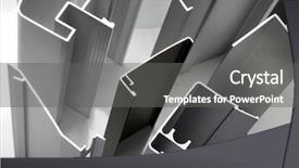  Presentation with aluminium - Theme having aluminium background and a gray colored foreground