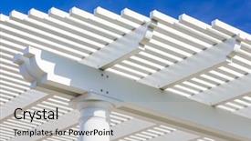  Presentation with coral reefs blue water beautiful sky - Colorful PPT layouts enhanced with aluminum - beautiful house patio cover backdrop and a light gray colored foreground