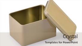  Presentation with aluminum sliding glass doors - PPT layouts with aluminum box isolate white background background and a  colored foreground