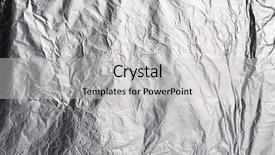  Presentation with shiny - Theme having aluminum foil - shiny metal texture background background and a light gray colored foreground