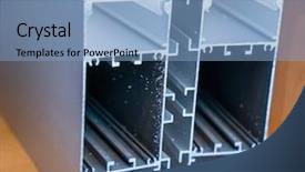  Presentation with bathroom - Cool new slides with aluminum profile for window door backdrop and a light blue colored foreground