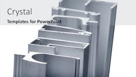  Presentation with bathroom - Slides having aluminum-profile-for-window-door background and a light gray colored foreground