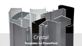  Presentation with bathroom - Cool new PPT layouts with aluminum-profile-for-window-door backdrop and a gray colored foreground