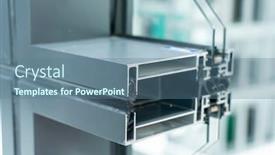  Presentation with bathroom - PPT layouts having aluminum-profile-for-window-door background and a ocean colored foreground