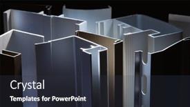  Presentation with bathroom - Presentation design enhanced with aluminum-profile-for-window-door background and a dark gray colored foreground