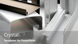  Presentation with turbine engine profile aviation technologies - Amazing presentation theme having aluminum-profile-for-window-door backdrop and a gray colored foreground