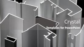  Presentation with bathroom - Beautiful presentation design featuring aluminum-profile-for-window-door backdrop and a gray colored foreground