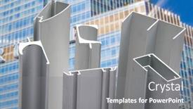  Presentation with casting aluminum - Presentation featuring aluminum-profile-for-window-door background and a gray colored foreground