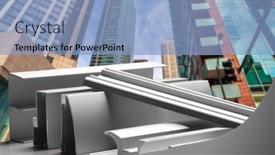  Presentation with casting aluminum - Slide set consisting of aluminum-profile-for-window-door background and a light blue colored foreground