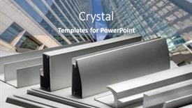  Presentation with bathroom - PPT theme having aluminum-profile-for-window-door background and a ocean colored foreground