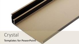  Presentation with bathroom - Slide deck enhanced with aluminum-profile-for-window-door background and a coral colored foreground