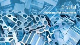  Presentation with bathroom - Presentation theme consisting of aluminum-profile-for-window-door background and a teal colored foreground