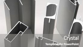  Presentation with bathroom - PPT layouts enhanced with aluminum profile for window door background and a gray colored foreground