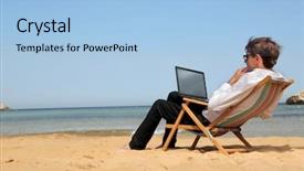  Presentation with work - Cool new presentation with always at work backdrop and a light blue colored foreground