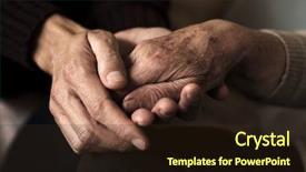  Presentation with alzheimer disease - Amazing PPT theme having alzheimer disease - closeup of a young caucasian backdrop and a wine colored foreground