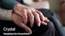  Presentation with alzheimer disease - Amazing slides having alzheimer disease - closeup of an old caucasian backdrop and a black colored foreground