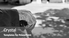  Presentation with alzheimer disease - Colorful presentation enhanced with alzheimer disease - closeup of the hand backdrop and a gray colored foreground