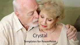  Presentation with wife - Colorful PPT theme enhanced with alzheimer disease - senior man and wife deeply backdrop and a soft green colored foreground