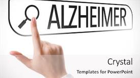  Presentation with alzheimer disease - Colorful theme enhanced with alzheimer written in search bar backdrop and a white colored foreground