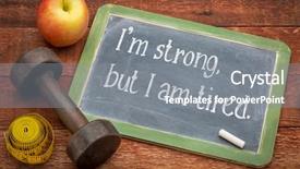  Presentation with barn wood - Slide deck featuring am - i am strong but i background and a gray colored foreground