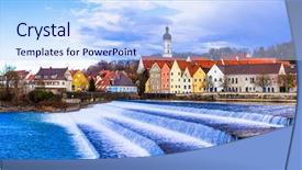  Presentation with bavaria - Amazing PPT layouts having am - landsberg am lech - beautiful backdrop and a light blue colored foreground