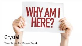  Presentation with kilroy was here - PPT theme enhanced with am - why am i here placard background and a white colored foreground