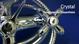  Presentation with water - Presentation having amalgam - modern amalgamator of water background and a navy blue colored foreground