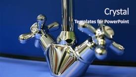  Presentation with water - Audience pleasing presentation theme consisting of amalgam - modern amalgamator of water backdrop and a navy blue colored foreground