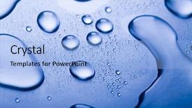  Presentation with water drops - PPT layouts enhanced with amalgam - water drops background background and a  colored foreground