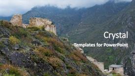  Presentation with magnet - Cool new slide deck with amasya citadel - amasya is backdrop and a dark gray colored foreground