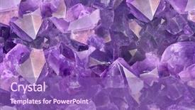  Presentation with lilac bush wood - Slides having amat - macro photo of lilac amethyst background and a violet colored foreground