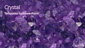  Presentation with photo - Slide set consisting of amat - macro photo of lilac amethyst background and a violet colored foreground
