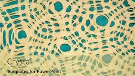  Presentation with turquoise - Presentation theme enhanced with amate-bark-paper-with-circular background and a soft green colored foreground