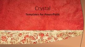  Presentation with lace design - Slide set enhanced with amate-bark-paper-with-lace background and a red colored foreground