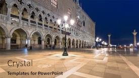  Presentation with amazing - Slide deck consisting of amazing-architecture-of-the-doges background and a coral colored foreground