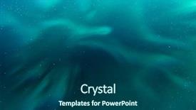  Presentation with lights - Cool new slide deck with amazing authentic northern lights dancing backdrop and a ocean colored foreground