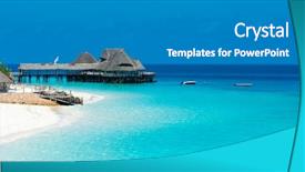  Presentation with bird eye view - Colorful slide deck enhanced with amazing bird eyes view backdrop and a teal colored foreground