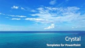  Presentation with zanzibar - Colorful theme enhanced with amazing bird eyes view backdrop and a teal colored foreground