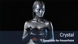  Presentation with zodiac - Audience pleasing slides consisting of amazing bodyart as pisces backdrop and a tawny brown colored foreground