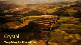  Presentation with tuscany - Beautiful slide deck featuring amazing-colorful-typical-landscape backdrop and a wine colored foreground