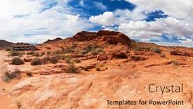  Presentation with shape - Beautiful PPT theme featuring amazing-colors-and-shape backdrop and a coral colored foreground