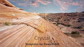  Presentation with nevada - Cool new presentation with amazing-colors-and-shape backdrop and a coral colored foreground