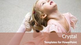  Presentation with trains - Cool new presentation design with amazing grace - girl trains stretching exercises backdrop and a coral colored foreground