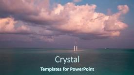  Presentation with turquoise - Theme consisting of amazing-landscape-with-turquoise-sea background and a ocean colored foreground