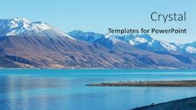  Presentation with new zealand - Theme with amazing-natural-landscapes-in-new background and a light blue colored foreground