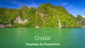  Presentation with amazing - PPT layouts enhanced with amazing-phang-nga-bay background and a ocean colored foreground
